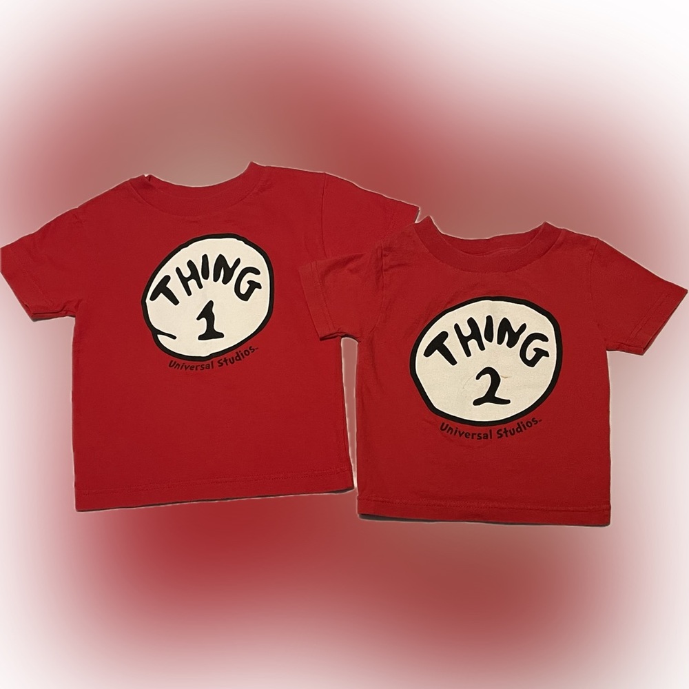 Dr Seuss Thing 1 (4T) & Thing 2 (2T)